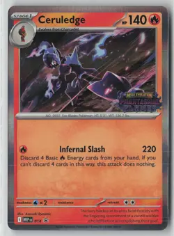 Ceruledge (Prerelease) Holo Promo ME: Mega Evolution Promo 014 NM - Image 1