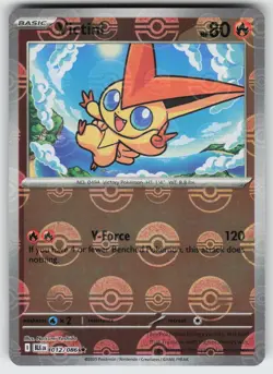 Victini (Poke Ball Pattern) Rare SV: Black Bolt 012/086 Pokemon - Image 1