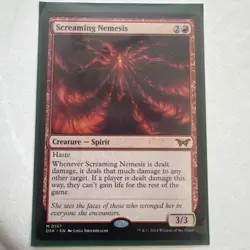 MTG Screaming Nemesis (157/469) Duskmourn House of Horror - Image 1