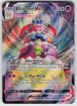 Alcremie VMAX Ultra Rare Champion's Path 23/73 Pokemon - Image 1