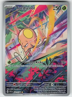 Toedscool Illustration Rare SV01: Scarlet & Violet Base Set 201/198 Pokemon - Image 1