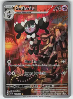 Gothorita Illustration Rare SV02: Paldea Evolved 213/193 Pokemon - Image 1
