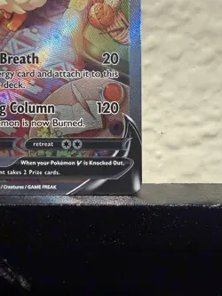 Pokemon Flareon V Single Strike Full Art Promo Holo Basic SWSH179 210 HP 2021 - Image 4