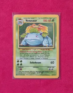 Venusaur Holo - NM - Base Set - 1999 - Vintage #15/102 Pokemon - Image 1