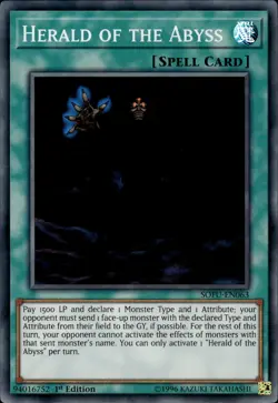 Herald Of The Abyss - Super Rare 1st Edition SOFU-EN063 - MP - YuGiOh - Image 1