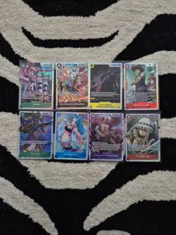 8x One Piece TCG OP-14 SR Set | Luffy Perona Doflamingo Law Vivi Moria NM ENG - Image 1
