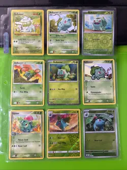 Pokemon Binder Collection Bulbasaur Ivysaur Cards WOTC EX Era Sun & Moon - Image 1