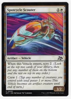 MTG Aetherdrift C Spotcycle Scouter #0030 - Image 1