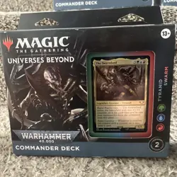 MTG Universes Beyond Warhammer 40k 40,000 Commander Deck Set of 4 Regular Fac Se - Image 2
