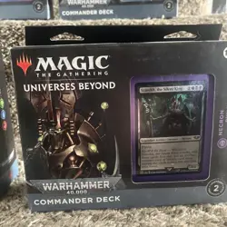 MTG Universes Beyond Warhammer 40k 40,000 Commander Deck Set of 4 Regular Fac Se - Image 3