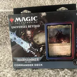 MTG Universes Beyond Warhammer 40k 40,000 Commander Deck Set of 4 Regular Fac Se - Image 4
