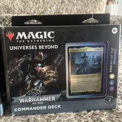MTG Universes Beyond Warhammer 40k 40,000 Commander Deck Set of 4 Regular Fac Se - Image 5