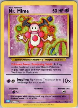 Mr. Mime 013/034 Classic Collection Trading Card Game Classic NM - Image 1