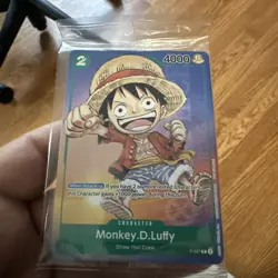 Monkey D. Luffy P-037 PR RARE Gen non Foil 2023 One Piece Card Game English Read - Image 1