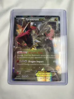 Pokemon TCG Tyrantrum EX Black Star Promos Holo Card XY70 - Image 1