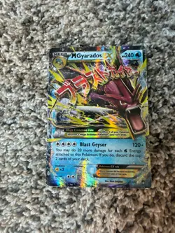 Pokemon M Gyarados EX 240 HP Ultra Rare HOLO Card 27/122 - Reserved for peehard - Image 1