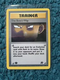 1st Edition THE BOSS'S WAY 73/82 Team Rocket - Pokemon WOTC Vintage Card - LP - Image 1