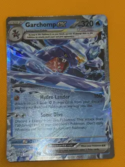 Pokemon Cards - Garchomp Ex - Paradox Rift - Pack Fresh - Image 1