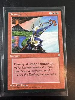 ANARCHY – MTG Magic the Gathering Card – Ice Age – Uncommon - Image 1