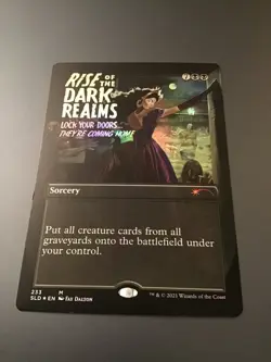 MTG Secret Lair #233 Rise of the Dark Realms (Movie Poster) Foil NM - Image 1