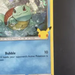 Squirtle 17/25 Holo McDonalds Promo 2021 25th Anniversary Pokemon Card - Image 3