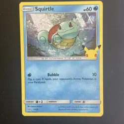 Squirtle 17/25 Holo McDonalds Promo 2021 25th Anniversary Pokemon Card - Image 4