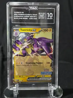 Toxtricity 2025 Pokemon SVP Scarlet & Violet Black Star Promos 215 Card (TAG 10) - Image 1