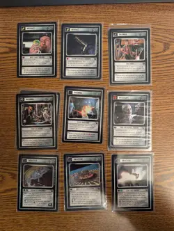 Lot of 19 Star Trek CCG 1E rare cards from the First Contact expansion NM-LP - Image 1