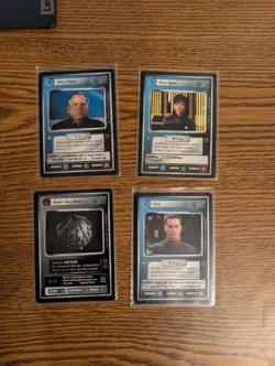 Lot of 19 Star Trek CCG 1E rare cards from the First Contact expansion NM-LP - Image 2