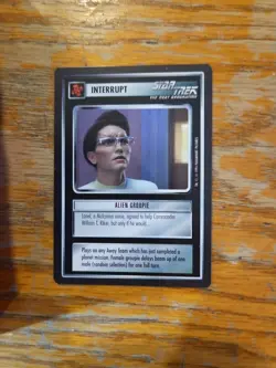 Star Trek CCG The Next Generation Limited Edition Interrupt Card - Image 1