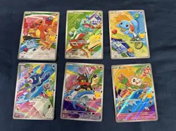 Pokemon First Partner Promo Set 6/9 Series 1 Standard Cards Kanto Sinnoh NM - Image 1