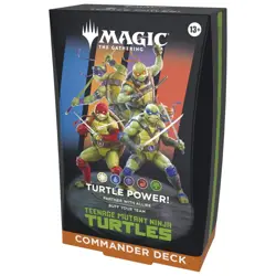 MTG TMNT Turtle Power Commander Deck Case 4 Decks Sealed - Image 1