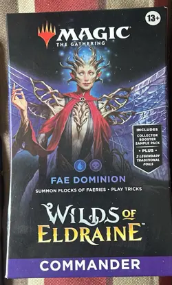 Wilds of Eldraine Commander Deck - Fae Dominion MTG Brand New Sealed - Image 1