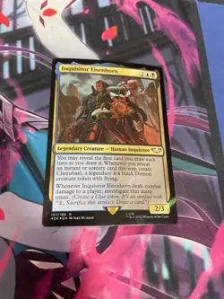 MTG - INQUISITOR EISENHORN - RARE - SURGE FOIL - NM - 40K - Image 1