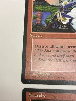 4x ANARCHY SORCERY PLAYSET ICE AGE MTG MAGIC The GATHERING MP / LP ENGLISH - Image 4