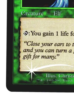 Magic The Gathering MTG - Onslaught ONS 2002 - #300 Wellwisher FOIL x1 - Image 4