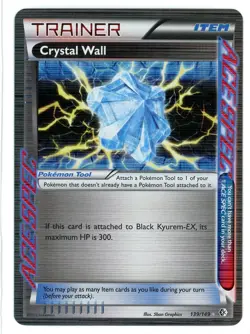 Crystal Wall Holo 139/149 Boundaries Crossed Pokemon Card - Image 1