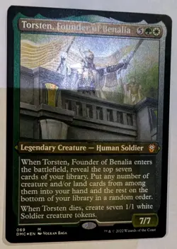 Torsten, Founder of Benalia (Foil Etched) Dominaria United - MTG MYTHIC - Image 1