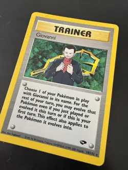 GIOVANNI 18/132 HOLO GYM CHALLENGE POKEMON - Image 4