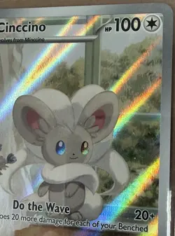 Cinccino 153/086 Sv: Black Bolt Holo Illustration Rare. Pokemon TCG - Image 5