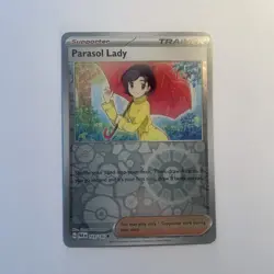Parasol Lady 169/182 Paradox Rift - Reverse Holo Pokemon TCG - Image 1