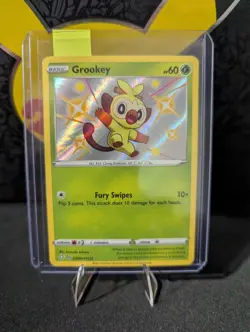Grookey NM SV004/SV122 Baby Shiny Shining Fates Pokemon TCG Holo - Image 1