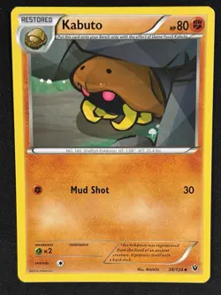 Pokemon - Kabuto 38/123 - Fates Collide Non Holo - NM - Image 1