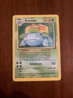 Pokemon Venusaur Holo Rare 15/102 1995-98 GAMEFREAK 1999 WIZARDS Base Set - Image 1