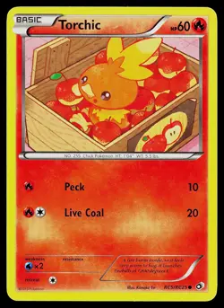 Pokemon Torchic Common Legendary Treasures: Radiant Collection RC5/RC25 Holo - Image 1