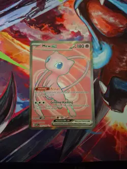 Pokemon Mew ex 193/165 Ultra Rare Full Art Holo Scarlet & Violet 151 English - Image 1