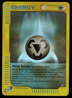 Pokemon 2002 Aquapolis - Metal Energy - Reverse Holo - 143 - Image 1