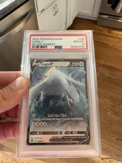 Pokemon Lugia V 138/195 Silver Tempest Ultra Rare Holo PSA 10 - Image 1