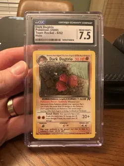 Pokemon TCG Team Rocket Dark Dugtrio 6/82 Unlimited CGC 7.5 - Image 2