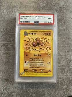 2002 Pokemon Expedition Dugtrio 44/165 PSA 9 Mint - Image 1